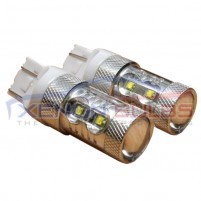 T20 50W CREE LED DRL 7443 Daytime Running Lights Stop Tail..